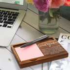 Social Worker Sticky Note Holder, Social Worker Gifts, Thank You Appreciation Quote Gifts for Social Worker Women Men Coworker Self-Stick Note Pad Holders ZSS24