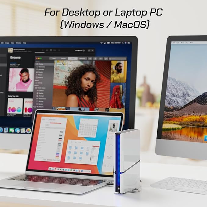 Avolusion PRO-H1 6TB 7200RPM USB 3.2 Gen2 (10Gbps) External Hard Drive (for Windows or MacOS Desktop PC/Laptop) (Renewed)