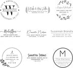 Generic Custom Address Stamp, Self Inking Stamp OR Embosser, Choose from 18 Simple but Classic, Elegant, Stylish Designs & 15 Ink Color Choices, Black