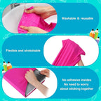 Sherr 28 Pack Stretchable Jumbo Book Sleeve Covers 14.5 x 9 Inch Stretchable Book Covers Fabric Book Cover Protector Reusable Book Cloth for Classroom Most Hardcover Book About 9 x 12 Inch