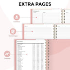 Planner 2026, 8.5" x 11" Monthly & Weekly Planner with Tabs, JAN - DEC 2026, Goal Setting & Time Management Organizer for Professionals & Students