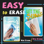 Window Chalk Markers for Glass Washable, 20 Colors Jumbo Liquid Chalk Marker with 10mm 3 in 1 Nib Thick Wide Tips, Big Chalkboard Markers, Car Paint Pen for Auto, Bistro, Mirror, Poster, Blackboards