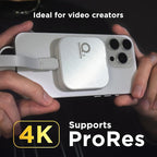 DATO Magnetic External SSD 1TB, External Solid State Drive Portable SSD USB 3.2 Gen 2x2, up to 1600/1500 MB/s, Type-C 4K ProRes HDR Record, Compatible with iPhone 15&16 Pro Max - ARES Q3 Series