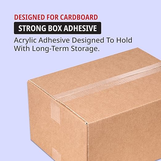 TAPE LOGIC Heavy Duty Packing Tape 3 Inch x 55 Yds, 2.0 Mil - 6 Rolls | Acrylic Clear Packaging Tape for Shipping Boxes, Moving, Home or Office Use
