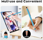 15 Pack Stylus Pens for Touch Screens Stylus Pen Compatible with Phone Tablets Kindle and Black Ink Ballpoint Pens-2 in 1 Stylists Pens (8005 Rose Gold B)