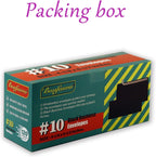 120 Pack #10 Black Security Envelopes 4-1/8 x 9-1/2 inches Self Seal Kraft Windowless Invisible Envelopes Super Strong Quick Seal Envelopes Security Tint Pattern Secure Mailing