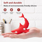 Li&Zhao Funny Pen Pencil Holder Stand for Desk - 3 PCS Desk Pen Holders Shark Pen Stand Cute Pen Holder for Desk Pen Display for Kids Desk Organizer Cute Office Decor
