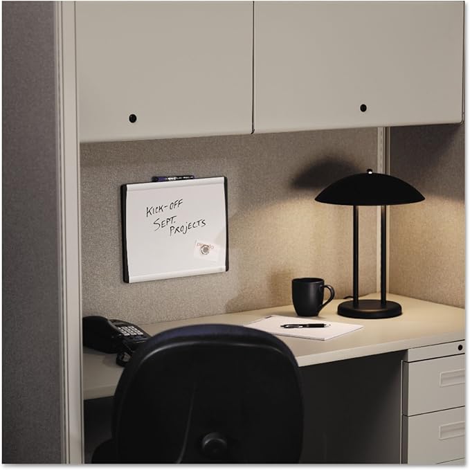 Quartet Dry Erase Board, Magnetic, 14" x 11", Whiteboard, Cubicle, Arc, Aluminum Frame (ARC1411)