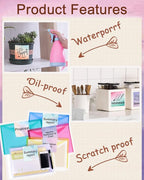 2''2'' Flower Thermal Sticker Labels, 500 Self-Adhesive Direct Thermal Labels/1 Roll, Multi-Purpose for DIY Logo Design, Name Tag, QR Code, Nebula