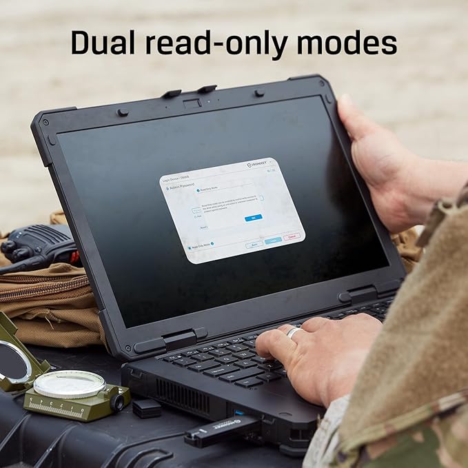 Kingston Ironkey D500S 16GB Encrypted Flash Drive | Dual Hidden Partition | FIPS 140-3 Level 3 | XTS-AES 256-bit | BadUSB and Brute Force Protection | Multi-Pin Option | IKD500S/16GB,Black