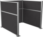 Versare Hush Panel Cubicle Kit | Workstation Partition Walls | Sound Dampening Cubicle Walls | Partitions for Desks