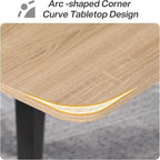 Tribesigns 6FT Conference Table, 70.86L x 35.43W x 29.52H Inches Boat Shaped Meeting Table, Modern Seminar Table for Office Meeting Conference Room (Light Wood Grain, 6ft)