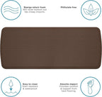 GelPro Elite Premier Gel & Foam Cushioned Anti-Fatigue Kitchen Floor Comfort Mat, Padded Stain-Resistant, Waterproof, Non-Slip Comfort Padded Desk/Office Mat, 20" x 48", Linen Truffle