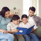 Jumbo Book Covers 12 Pack Reusable Fabric Book Cover Protective Book Covers 9 x 11 Inch Black and Blue Stretchable Book Sleeve Cover with Label Sticker for Most Hardcover Books Up to 10 x 12.5 Inch