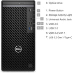 Dell Desktop Computers, 3030 Tower Desktop PC, 14th Gen Intel Core i5-14400 (Beat i7-13620H), 32GB DDR5 RAM, 1TB PCIe SSD, WiFi Adapter, DisplayPort, HDMI, Type-C, Keyboard and Mouse, Windows 11 Pro