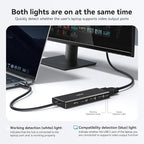 HODO USB C Docking Station Dual Monitor Adapter for Dell HP, Laptop Docking Station 3 Monitors Quad Display USB C Hub Dongle to 2 HDMI 4K,DP 8K, VGA,4 USB,PD, Adapter 9 in 1 Laptop Dongle