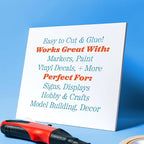 Flipside Products 32" x 40" White Foam Board, Arts and Crafts, 3/16" Thick, Presentations, Large Signboards, Backing Board, Display, Pack of 10