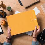 50 Pcs 14 x 18 Inch Extra Large Mailing Clasp Envelopes Jumbo Kraft Catalog Manila Envelope with Clasp Closure for Oversized Big Documents Office Home Business Legal School Storing Mailing