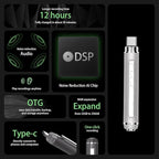 3 in1Luxury Rollerball Pen，USB-C，USB Flash Drive，with Pen Design, with Smooth Writing, Medium Point Black Ink，Portable Memory Stick, Compatible with Laptop,Smartphones (Silver, 64, GB)