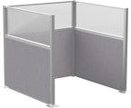 Versare Hush Panel Cubicle Kit | Workstation Partition Walls | Sound Dampening Cubicle Walls | Partitions for Desks
