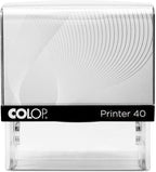 COLOP Large Size Self Inking Custom Text Stamp - Choose from Many Fonts & 15 Ink Colors