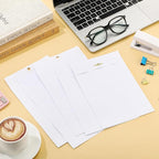 Teling 50 Pcs Manilla Envelopes Clasp Kraft Catalog with Closure for Storing Mailing 28 lb Kraft Envelope Paper for Office Document School Business Home(White,6 * 9)