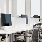 Nisorpa 4PCS Desk Dividers Privacy Desk Panel,Frosted Acrylic Partitions with Clips,Classroom Privacy Shield for Student Desks Protective Noise and Visual Guard for Office,School - 23.6 "L X 15.8 "W