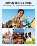 Yottamaster 2TB Magnetic External SSD, Up to 2000MB/s USB 3.2 Gen 2x2 Portable Solid State Drive, Supports 4K ProRes HDR Compatible with iPhone 16/15 Pro Max, Smartphone, Tablet, Laptop - PF20