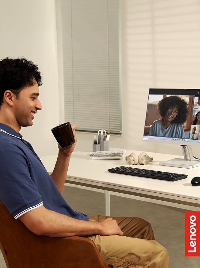 Lenovo 100 Wireless Keyboard and Mouse Combo – Cordless Set with Spill Resistant Quiet Keys – 3-Zone Keyboard - Ambidextrous Mouse – Compact Design – Wireless USB -Black