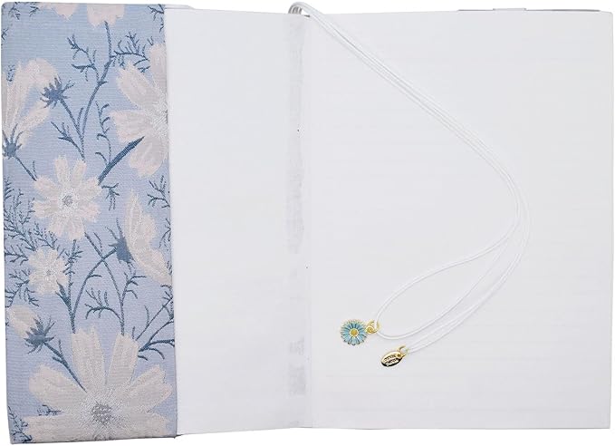 BLBMH A5 Book Covers for Paperbacks Book Cover Fit for 5.5x8.3 inch Adjustable Book Sleeve Cover for A5 Diary Books Fabric Softcover Protector for Notebook - Daisy