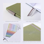 Quarterly Undated Planner - Goal Setting And Weekly Planner, Productivity Tools, Time-Management, Habit Tracker, Green