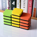 Dry Erase Erasers, Eeoyu 40 Pack Magnetic Whiteboard Dry Erasers Chalkboard Cleaner Wiper for Kids and Classroom Teacher Supplies Home and Office, 8 Color