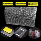 200Pcs Clear Bubble Out Bags, 15x20 CM Bubble Pouches Bags for Shipping, Double Wall Cushioning Wrap Bags for Moving Packaging Storage Fragile China Dishes Electronic Item
