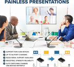 Managed USB Switch/Hub 2 Computers - 9 Port, Fast Charge (4A), Industrial & Scientific Grade, Programmable Compatible with Mac/Windows/Linux for Keyboard Mouse External Hard Drive