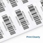 Methdic Shipping Labels 2"×4" 300 Labels Sticker Paper for Laser/Ink Jet Printer Mailing Labels 8.5"*11" White 10 per Sheet