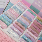 UPAFEXXI-Laminated Bible Tabs (Gold Foil Embossed Lettering), Bible Tabs for Women and Men, Reposition Large Print Stickers, Easy to Read and Apply, 80Chapters Labels for Easy Navigation