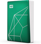 WD 6TB My Passport Ultra Portable Hard Drive HDD, 20th Anniversary Emerald Drive, USB-C, with Backup Software and Password Protection - WDBECU0060BGN-WESN