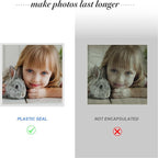 300 Pack 3 Mil Thermal Laminating Pouches, Plastic Laminating Sheets, 9 x 11.5 Inch, 5 x 7 Inch, 4 x 6 Inch, 3.7 x 5.3 Inch, 2.2 x 3.7 Inch for Letter, Photo, Note, ID Badge and Business Card Sizes