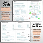 Undated Daily Planner – 3-Month A5 Productivity Organizer with Full Page Per Day, Hourly Schedule, Goal Setting, Habit Tracker, Weekly & Monthly Pages – Hardcover Time Management Notebook (Rose Gold)