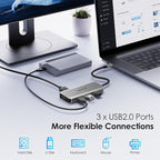 WAVLINK USB C Docking Station (Grey)