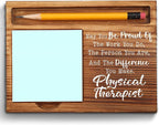 Physical Therapist Appreciation Gifts, Thank You Gifts for Physical Therapist, PT Gifts for Women, Men, Physical Therapist Office Desk Decor Gifts Self-Stick Note Pad Holders ZSS6