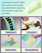 2.25 x 1.25 Thermal Labels, Self-Adhesive Address Shipping Barcode Thermal Stickers,Thermal Printer Labels Compatible with Rollo & Zebra & MUNBYN, 800 Labels for Printer, Gradient Green