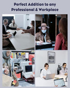 Uniclife Acrylic Business Card Holder for Desk 2 Slots Clear Business Card Display Stand for Men & Women Desktop Business Card Organizer Card Stand for Office Home Exhibition, 120 Card Capacity