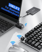 FORIDA 3 Ports USB 3.0 Adapter, USB Hub with 1 USB 3.0 and 2 USB 2.0 Ports, Portable USB Port Splitter for Keyboard, Mobile Hard Disk, U Disk, Camera, Mouse, etc (Black)