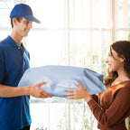 Large Poly Mailers 19x24 Inch 100 Pack, Shipping Bags for Clothing with Self-Sealing Tear-Resistant, Waterproof Poly Bags, Mailing Envelopes for Small Business (Light Blue)