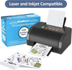 ValBox 100 Qty A6 Envelopes Self Seal 6.5 x 4.75" White Kraft Paper Invitation Envelopes for 4x6 Cards, Photos, Invitations, Weddings, Baby Shower, Birthday, Announcements, RSVP (A6)