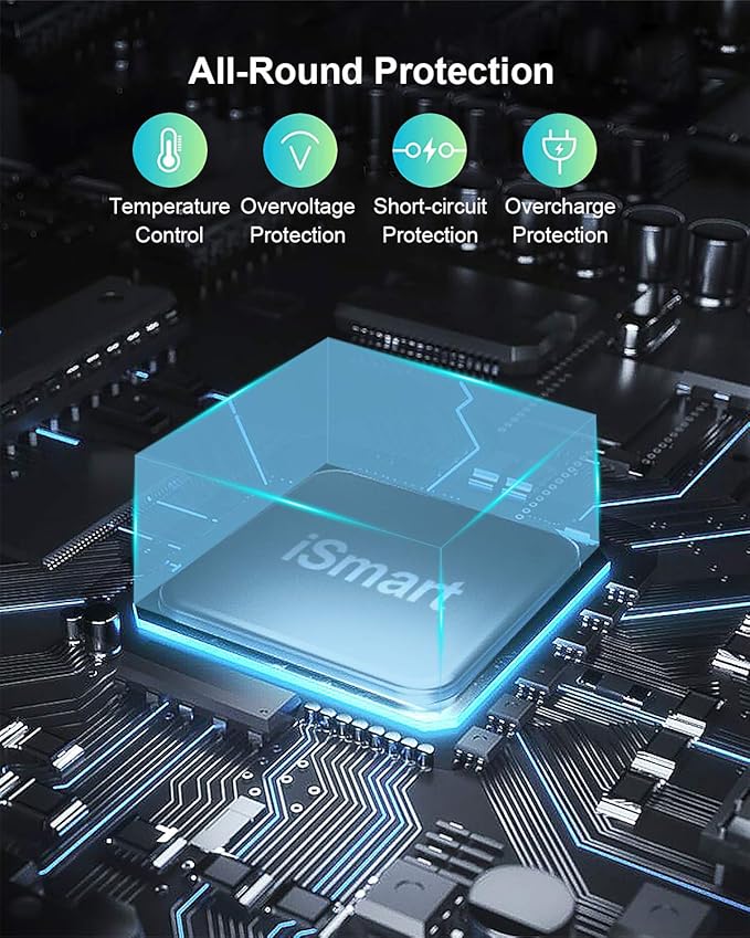 USB Charger 12-Ports Charging Station for Multiple Devices USB Wall Charger Power Hub Strip Smart Plug Charging Dock Block for iPhone Xs/XR,iPad,iPod,Galaxy S9/S8,Smart Phones 60W