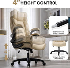 Big and Tall Office Chair 500lbs Wide Seat Executive Office Desk Chair High-Back Office Task Chair, Ergonomic Lumbar Support Computer Office Chairs for Heavy People
