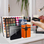 Tasybox Acrylic File Holder, Clear File Sorter Desk File Organizer 3 Sections Office Desktop Rack 9" x 6.5" x 6.5"