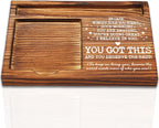 I Believe in You You Got This Inspirational Table Decor, Job Promotion Gifts for Women Men, Motivational Gifts for Coworker Employee Friends Daughter Sister Self-Stick Note Pad Holders-DW35